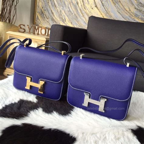 hermes constance elecrtric blue